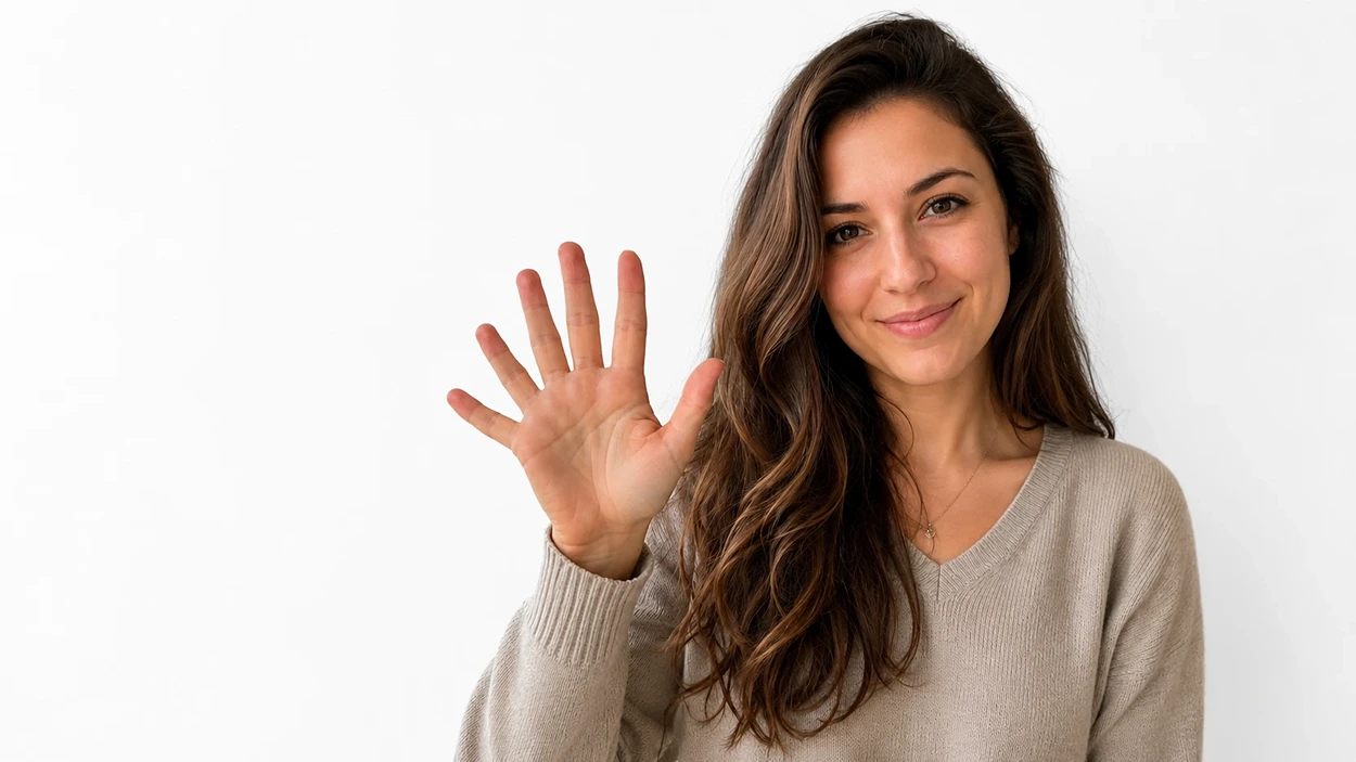 AI-generated avatar with six fingers